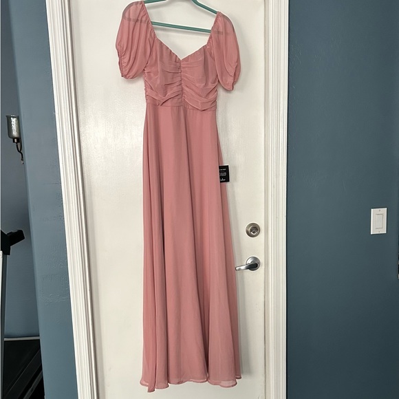Lulus Off-the-Shoulder Puff Sleeve Maxi Dress - Picture 3 of 11